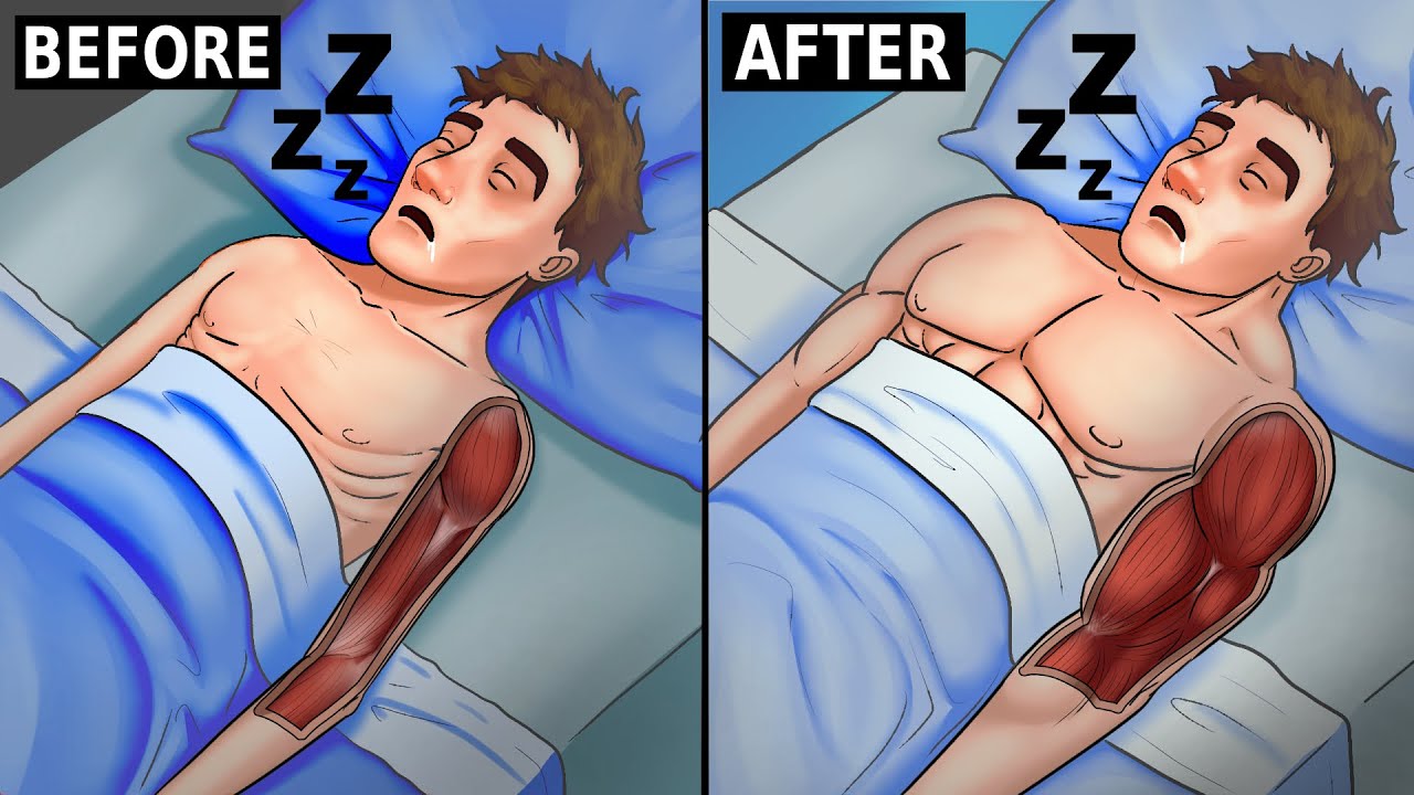 healthy muscle with good sleep